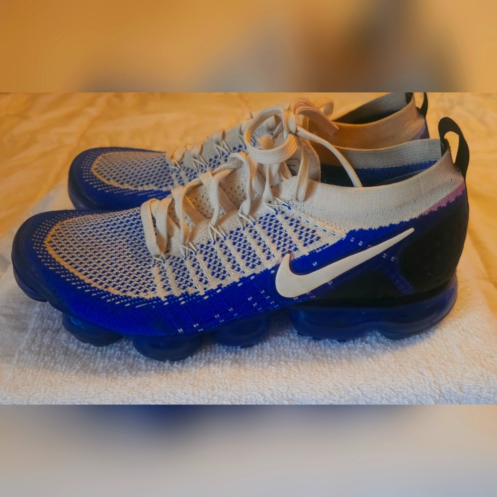 Nike Air VaporMaxWhite/Racer Blue Men’s Sz 9 Mens